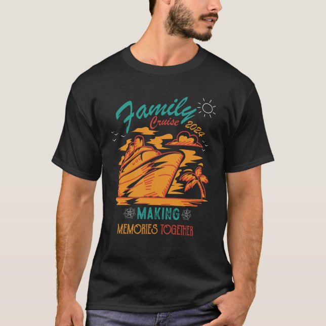 Camiseta Cruceros familiares 2024 Conjuntando Recuerdos (Anverso)