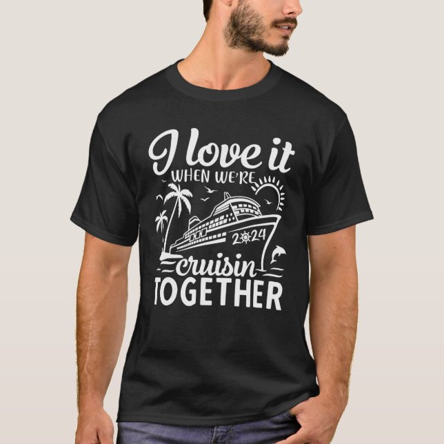 Camiseta Cruceros familiares 2024 me encanta cuando estamos (Anverso)
