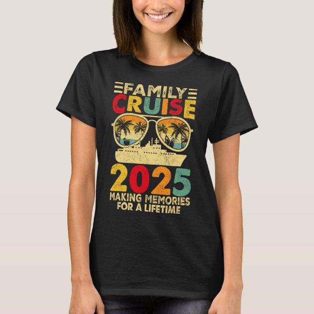 Camiseta Cruceros familiares 2025 Tee Summer Vaca (Anverso)