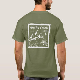 Camiseta Cruceros familiares Alaska 2023 a dos lados