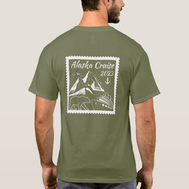 Camiseta Cruceros familiares Alaska 2023 a dos lados (Reverso)