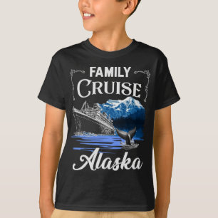 Camiseta Cruceros familiares Alaska Hombres Mujeres y Niños