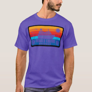 Camiseta Cruceros familiares Bahamas estilo retro vintage