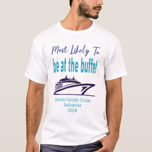 Camiseta Cruceros familiares de personalizado divertida