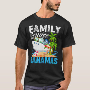 Camiseta Cruceros familiares de vacaciones en las Bahamas