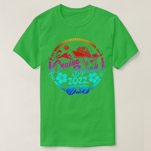 Camiseta Cruceros familiares en 2022 Mujeres Chicas navegan (Diseño del anverso)