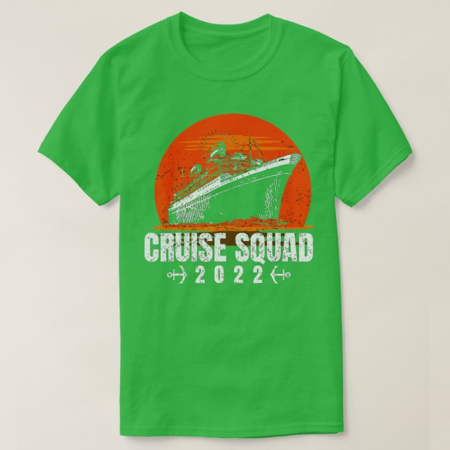 Camiseta Cruceros familiares en 2022 Mujeres Chicas navegan (Diseño del anverso)