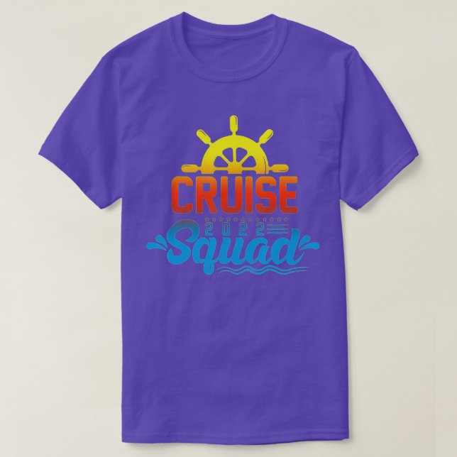 Camiseta Cruceros familiares en 2022 Mujeres Chicas navegan (Diseño del anverso)
