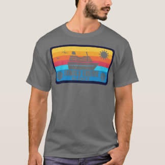Camiseta Cruceros familiares estilo retro alaska