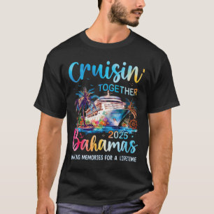 Camiseta Cruceros familiares juntos Bahamas 2025