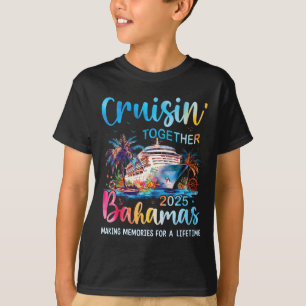 Camiseta Cruceros familiares juntos Bahamas 2025
