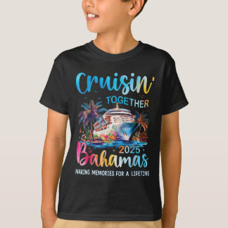Camiseta Cruceros familiares juntos Bahamas 2025