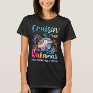 Camiseta Cruceros familiares juntos Bahamas 2025