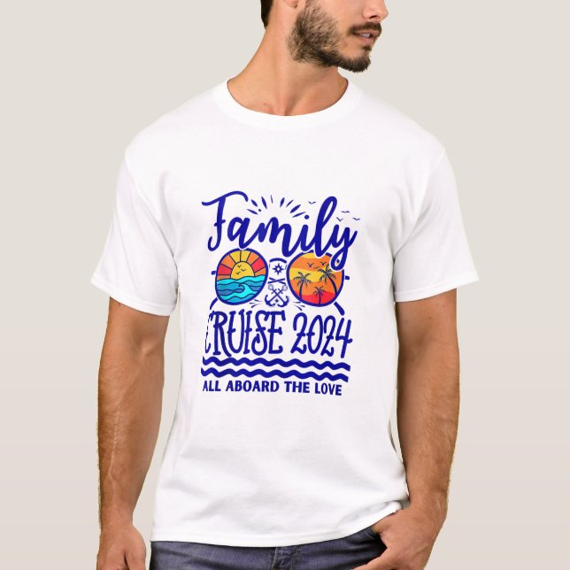 Camiseta Cruceros familiares por el cumpleaños (Anverso)