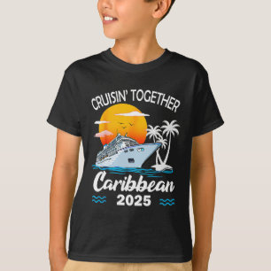 Camiseta Cruceros juntos en el Caribe Vaca familiar 2025