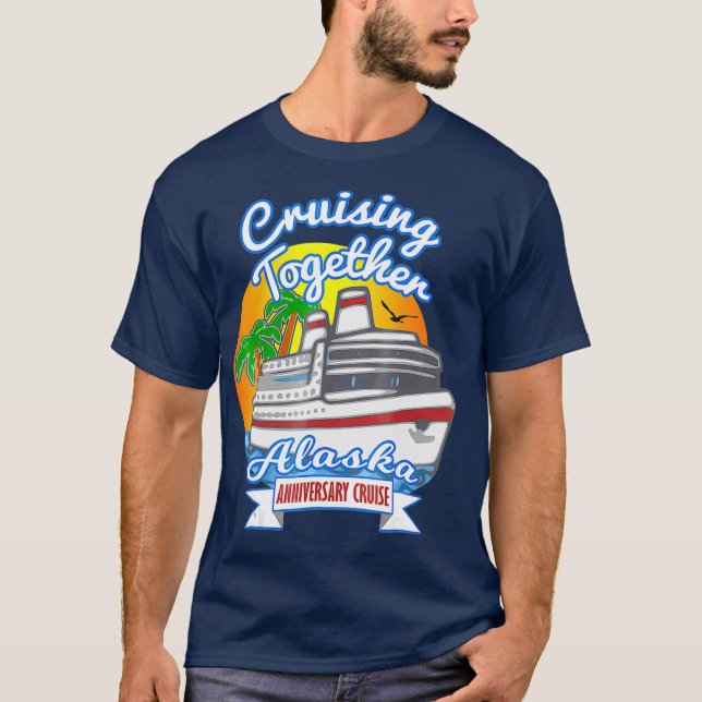 Camiseta Cruceros juntos por el aniversario de Alaska (Anverso)