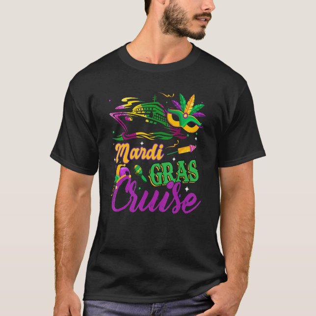 Camiseta Cruceros Mardi Gras Cruise Mask Mardi Gras Cruise (Anverso)