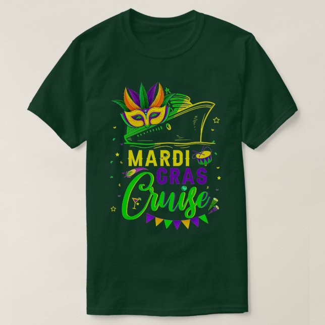 Camiseta Cruceros Mardi Gras Cruise Squad 2022 (Diseño del anverso)