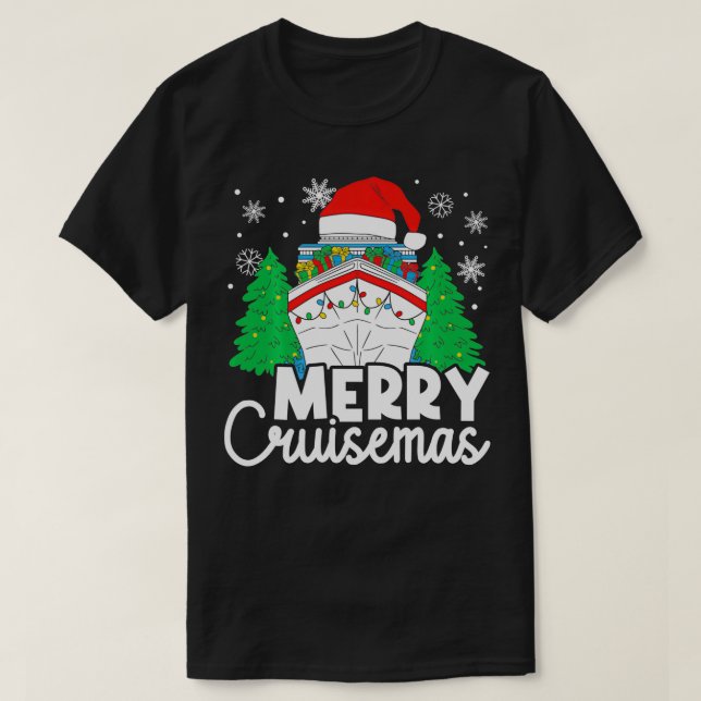 Camiseta Cruceros navideños Navidades cruceros familiares (Diseño del anverso)
