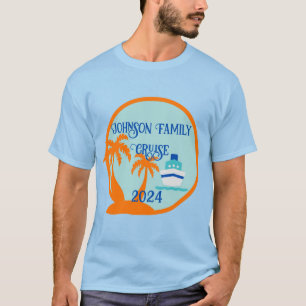 Camiseta Cruceros para familias editables