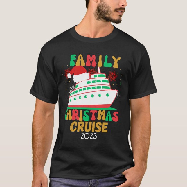 Camiseta Cruceros para Navidades familiares (Anverso)