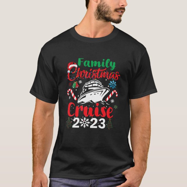 Camiseta Cruceros para Navidades familiares 2023 (Anverso)