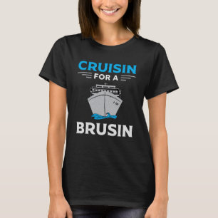 Camiseta Cruceros Para Un Cruceros En Barco Bruto