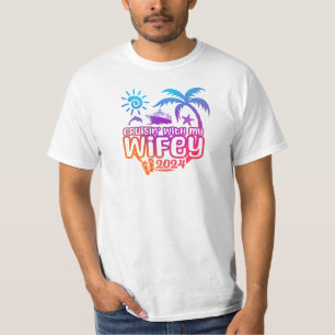 Camiseta Cruceros por el aniversario para el marido
