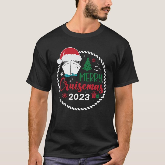 Camiseta Cruceros por Navidades familiares 2023 (Anverso)