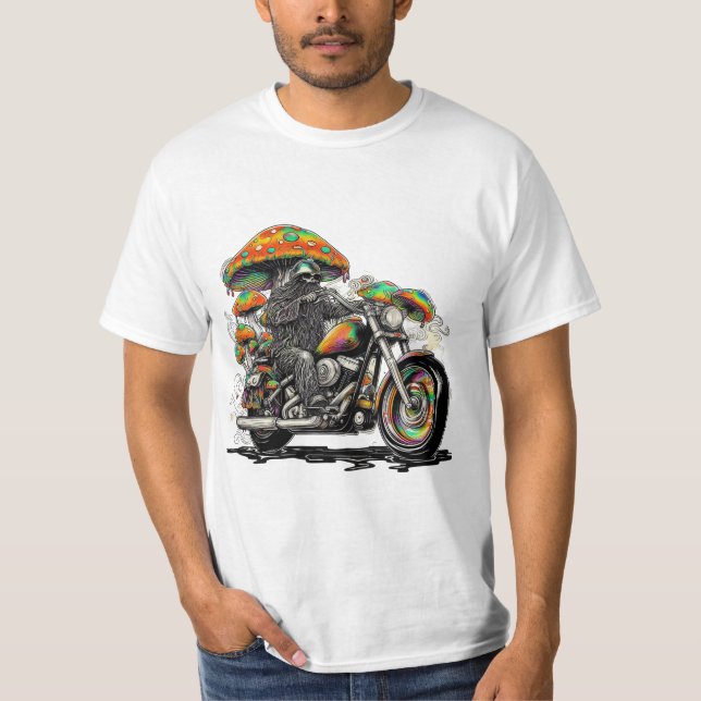 Camiseta Cruceros Shroomed Skeleton (Anverso)