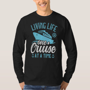 Camiseta Cruceros Viviendo La Vida Un Cruise En Un Tiempo