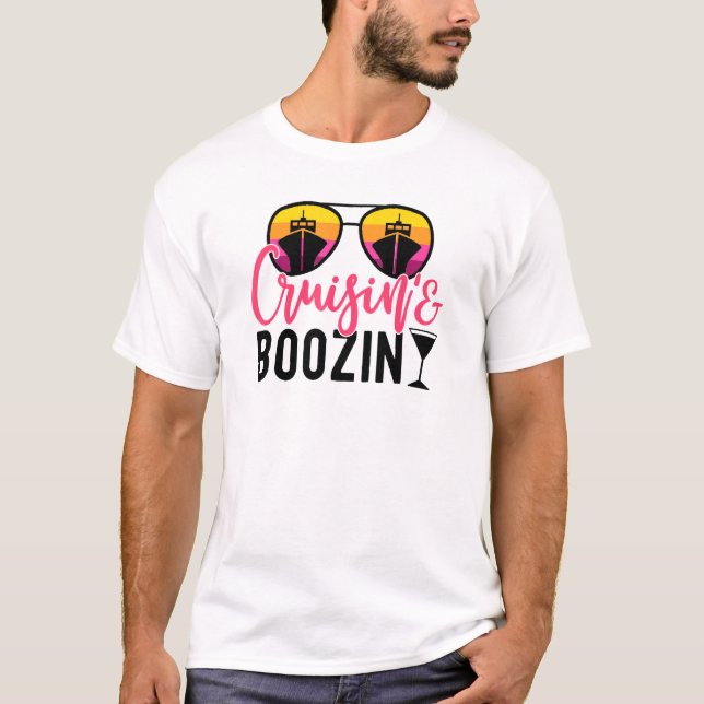 Camiseta Cruceros Y Cruceros Boozin (Anverso)