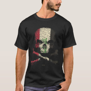 Camiseta Cruces de cráneo de la bandera de Iraq