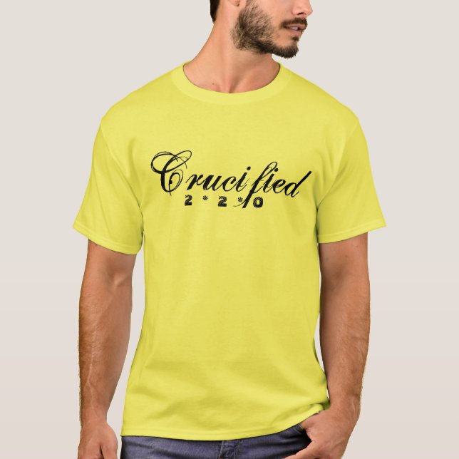 Camiseta Crucificado, 2 * 2 * 0 (Anverso)