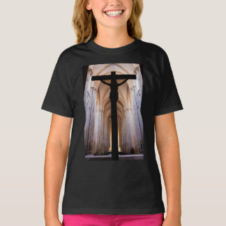 Camiseta Crucifijo con Jesús Cristo. Abadía gótica de Alcob
