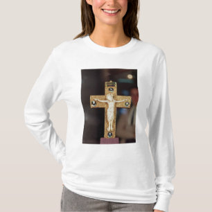 Camiseta Crucifijo del relicario, Cristo de marfil en cruz