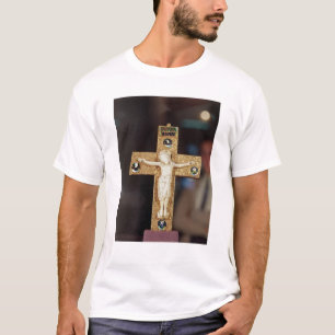 Camiseta Crucifijo del relicario, Cristo de marfil en cruz