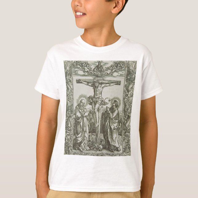 Camiseta Crucifixión medieval de Jesucristo (Anverso)