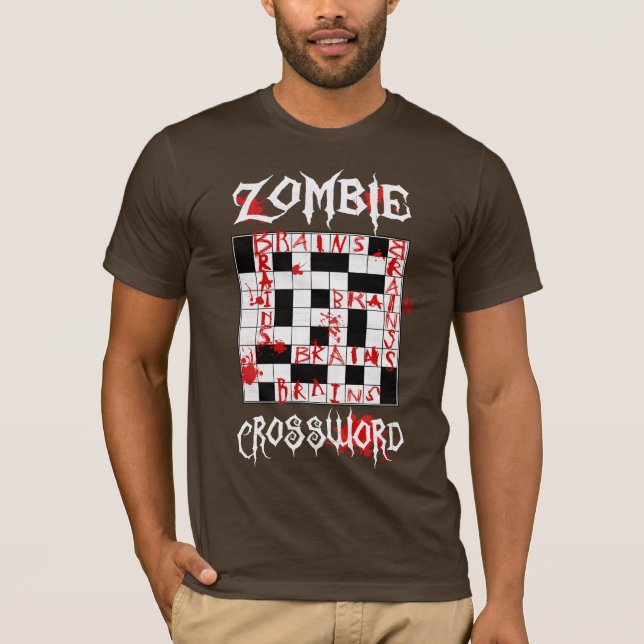Camiseta Crucigrama del zombi (Anverso)