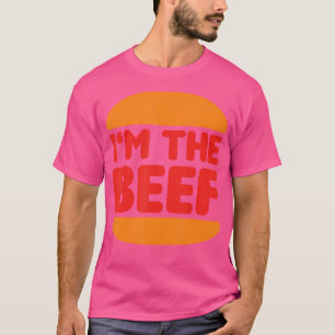 Camiseta Crudo I'M The Beef Unisex-Adultos Negro