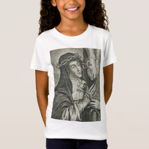Camiseta Cruikifixión de Santa Catalina de Siena Arte Noir 
