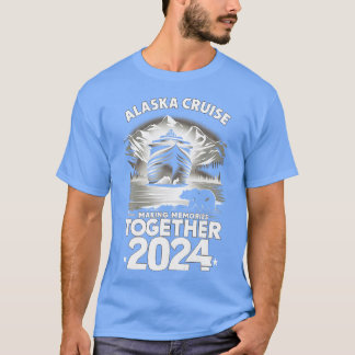 Camiseta Cruise Alaska 2024 Coincidiendo con amigos familia
