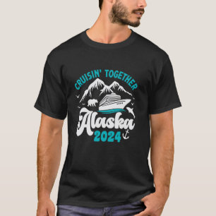 Camiseta Cruise Alaska 2024 Familia Hombres Mujeres Niños