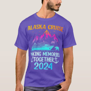 Camiseta Cruise Alaska 2024 para hacer que los Recuerdos co