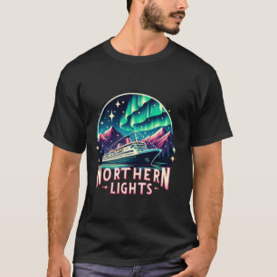 Camiseta Cruise Alaska Encender el norte de Alaska Aurora V