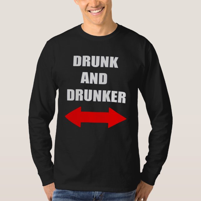 Camiseta Cruise Alcohol Drinking Drunk and Drunker (Anverso)