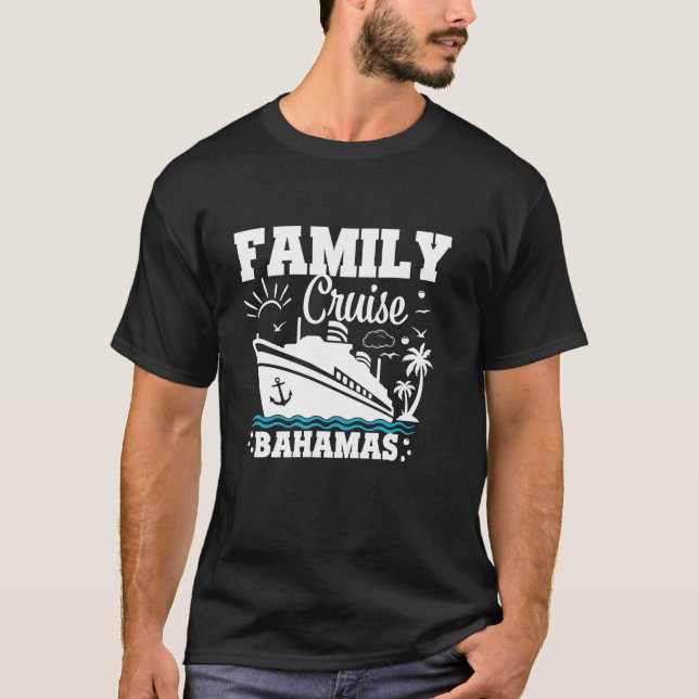 Camiseta Cruise Bahamas 2024 Family Friends Group Vacation (Anverso)