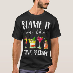 Camiseta Cruise Culpa De Esto En El Paquete De Bebidas Crui