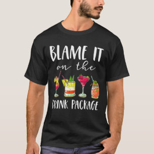 Camiseta Cruise Culpa De Esto En El Paquete De Bebidas Crui