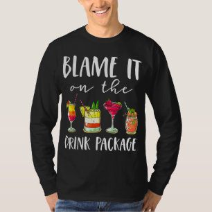 Camiseta Cruise Culpa De Esto En El Paquete De Bebidas Crui